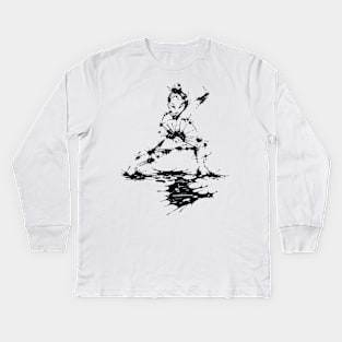 Splaaash Series - Lan Lan Ink Kids Long Sleeve T-Shirt